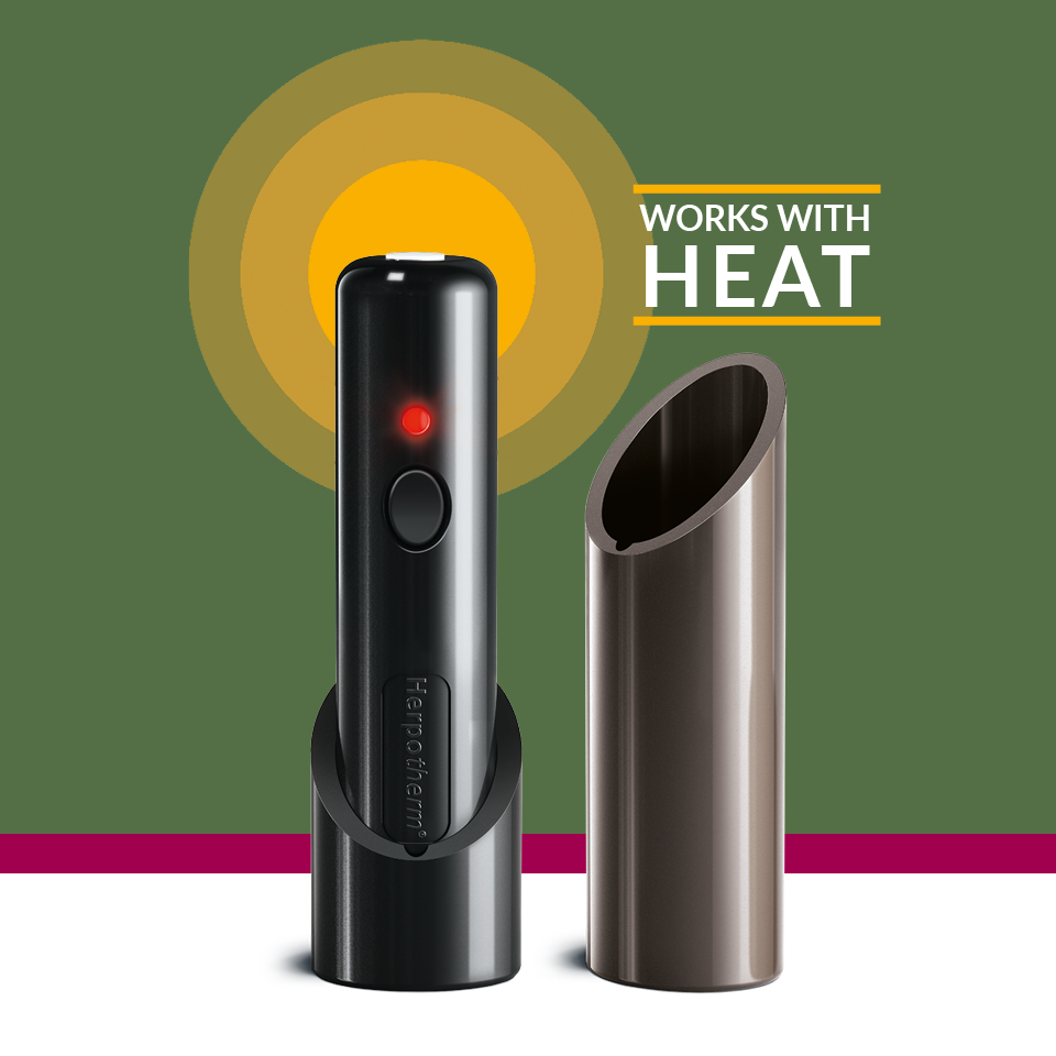 The herpotherm heating pen for cold sores.
